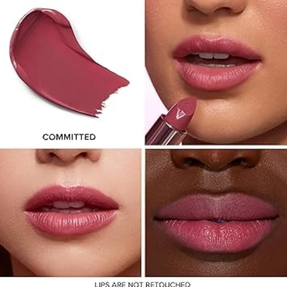 Too Faced Lady Bold Diffused Matte Lipstick in Committed (Deep Mauve)
